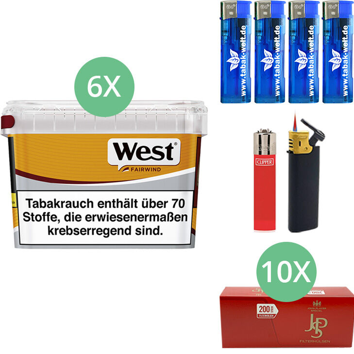 6 x-165g West yellow-eimer-2000-jps-200